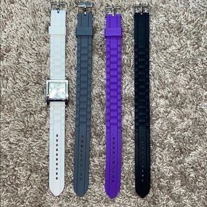 Watch with extra bands